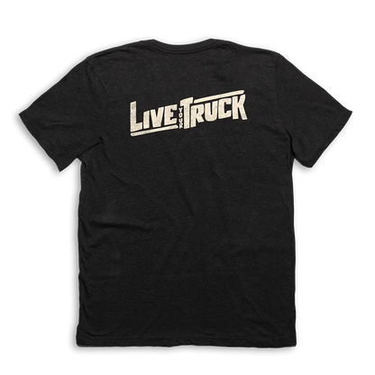 Live your truck Black Tee